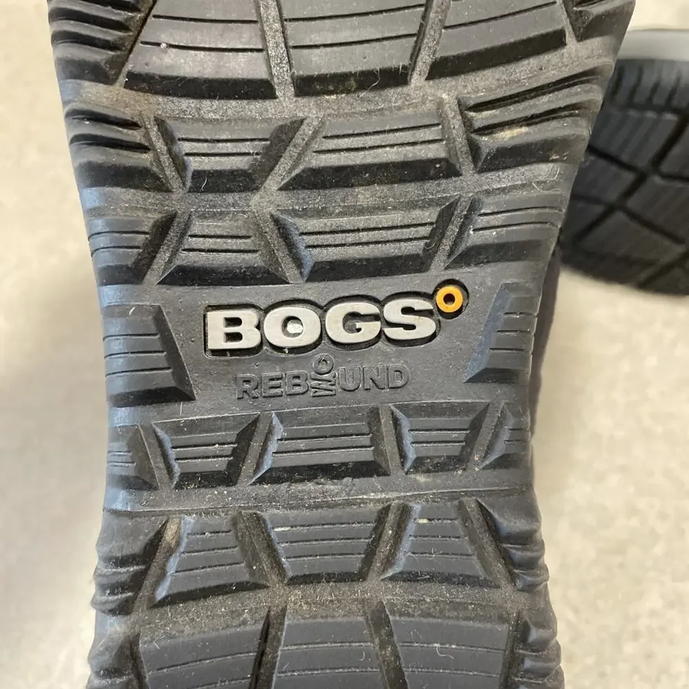 EUC BOGS Snowday Low Waterproof Insulated Winter Snow Boot Black Women’s Size 8